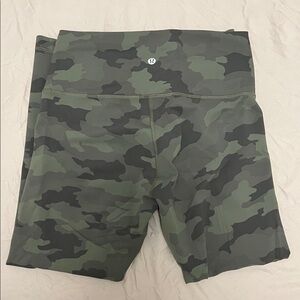 lululemon athletica Green Camo Leggings